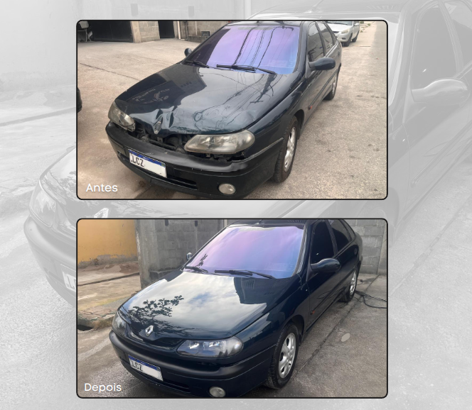 Transformação - Antes e depois